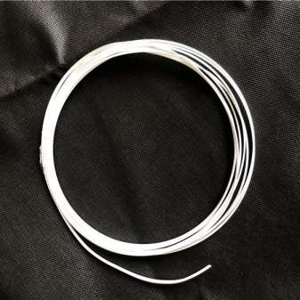 Raw material PE single dual core nose bridge wire for face cover